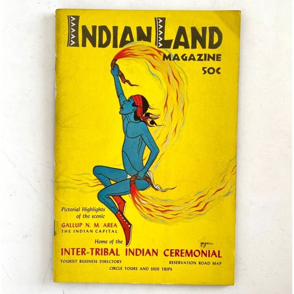 1960s US Indian Land Magazine Inter-Tribal Indian Ceremonial Gallup New Mexico - Picture 1 of 4